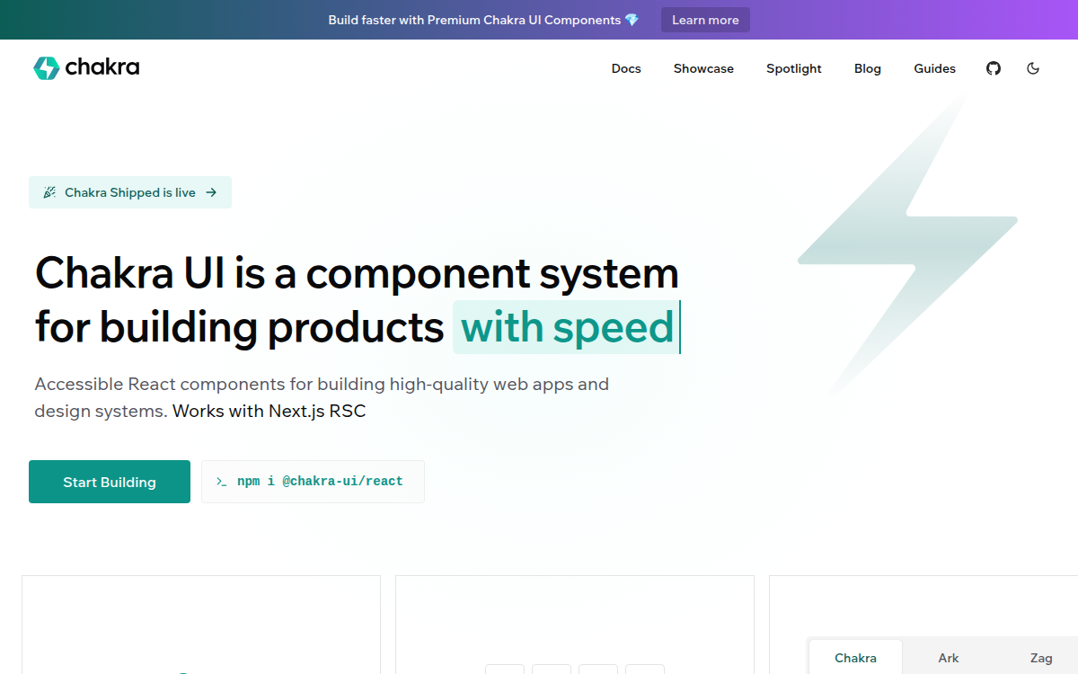 Chakra UI documentation site