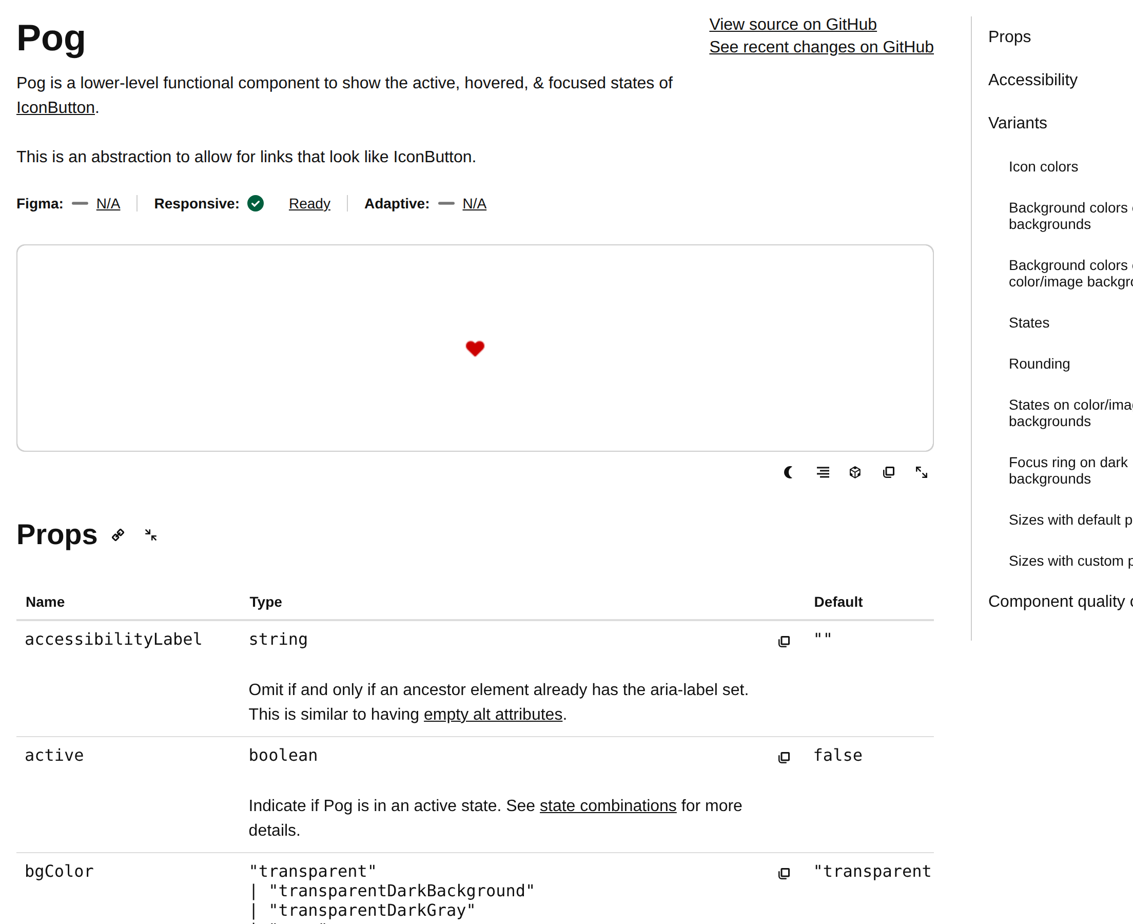 Gestalt Pog (icon button) documentation