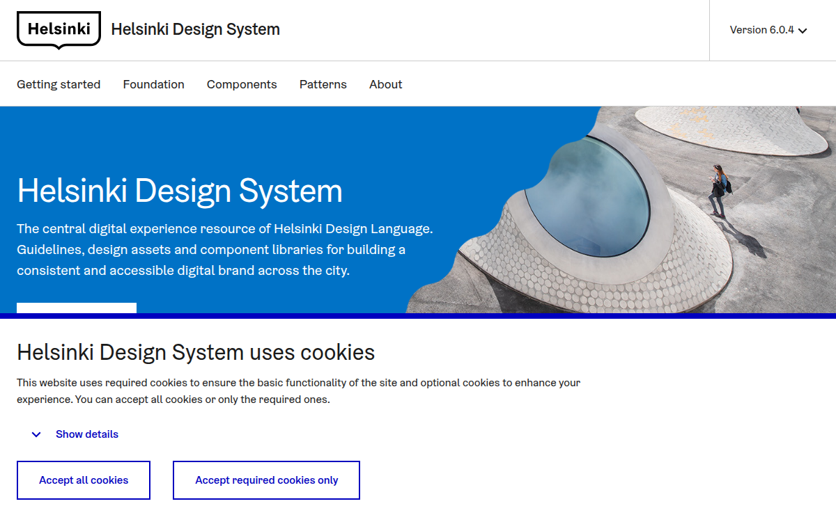 Helsinki Design System (HDS) documentation site