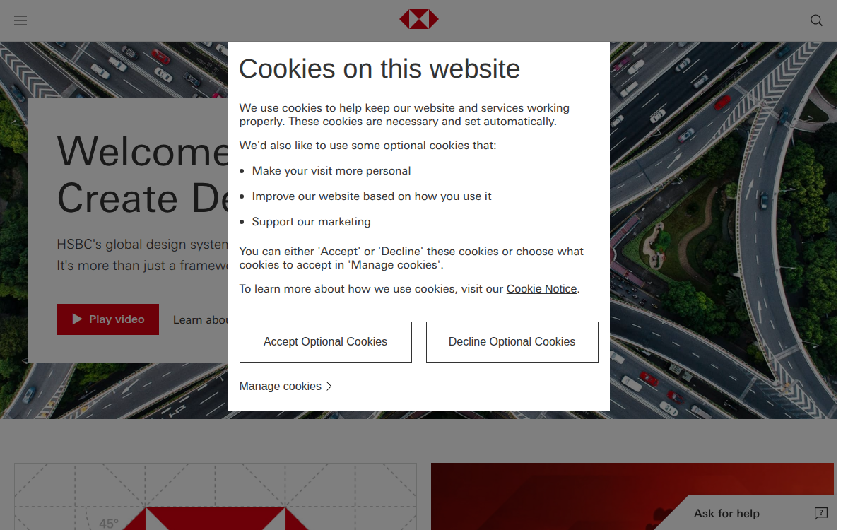 HSBC Design System documentation site