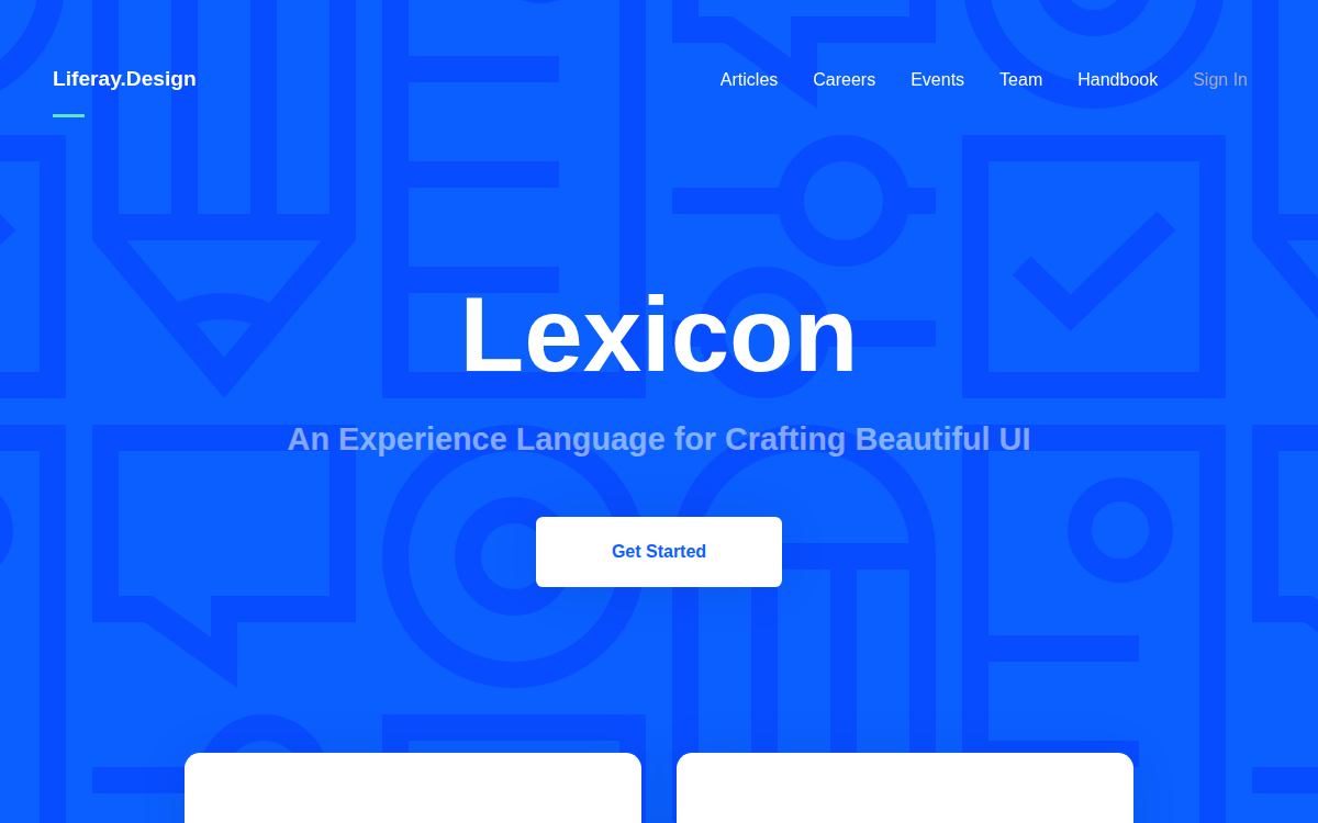 Lexicon documentation site