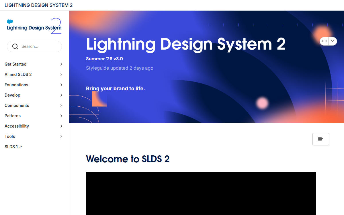 Lightning Design System documentation site