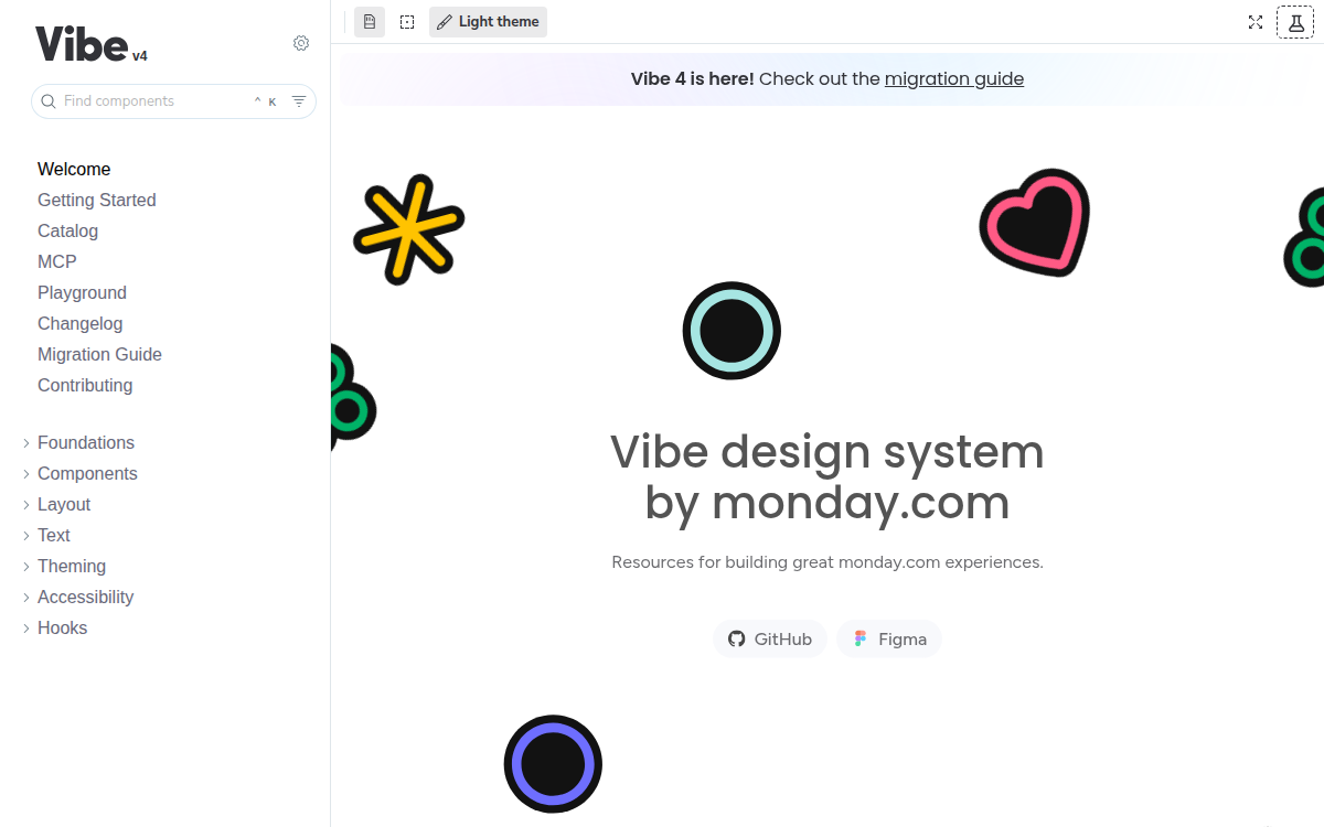 Vibe Design System documentation site