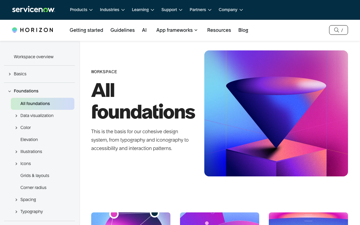 Horizon documentation site