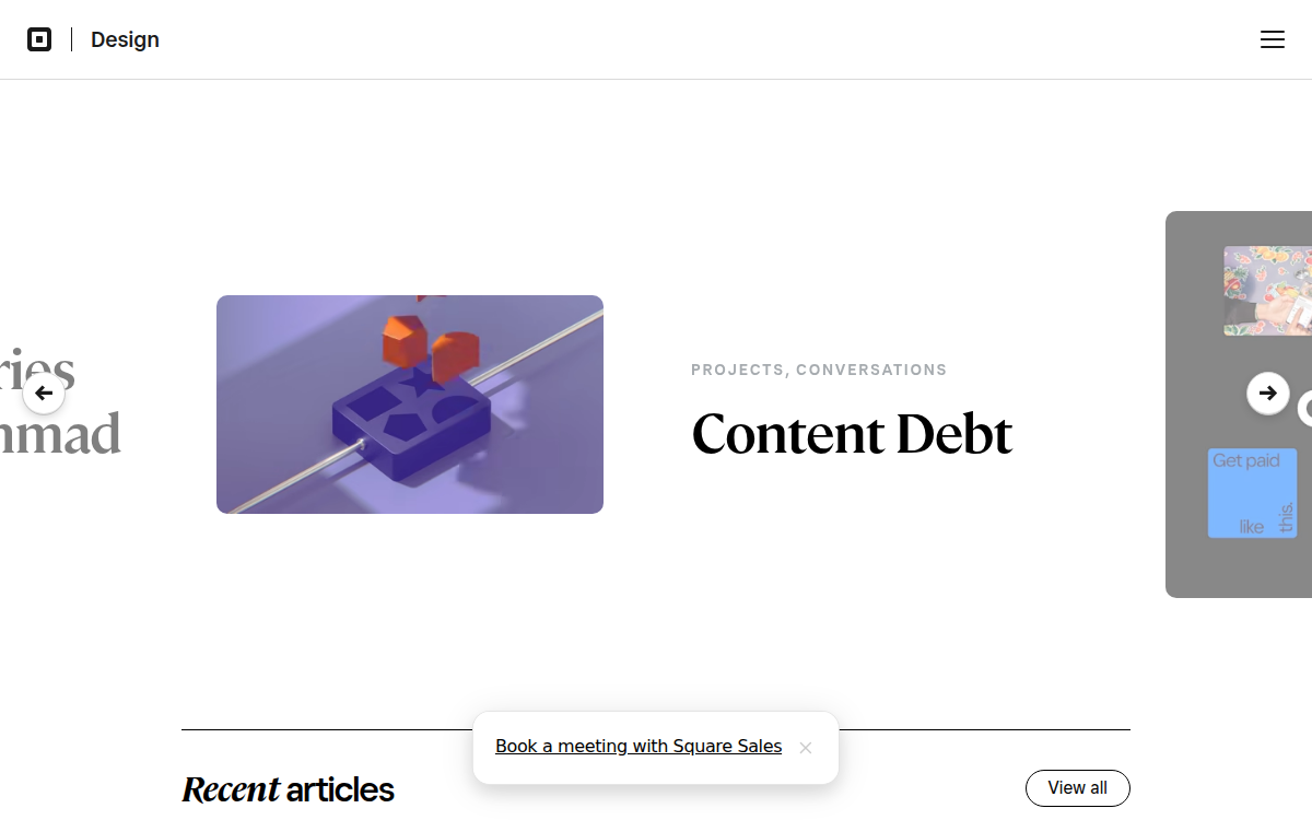 Square Design System documentation site