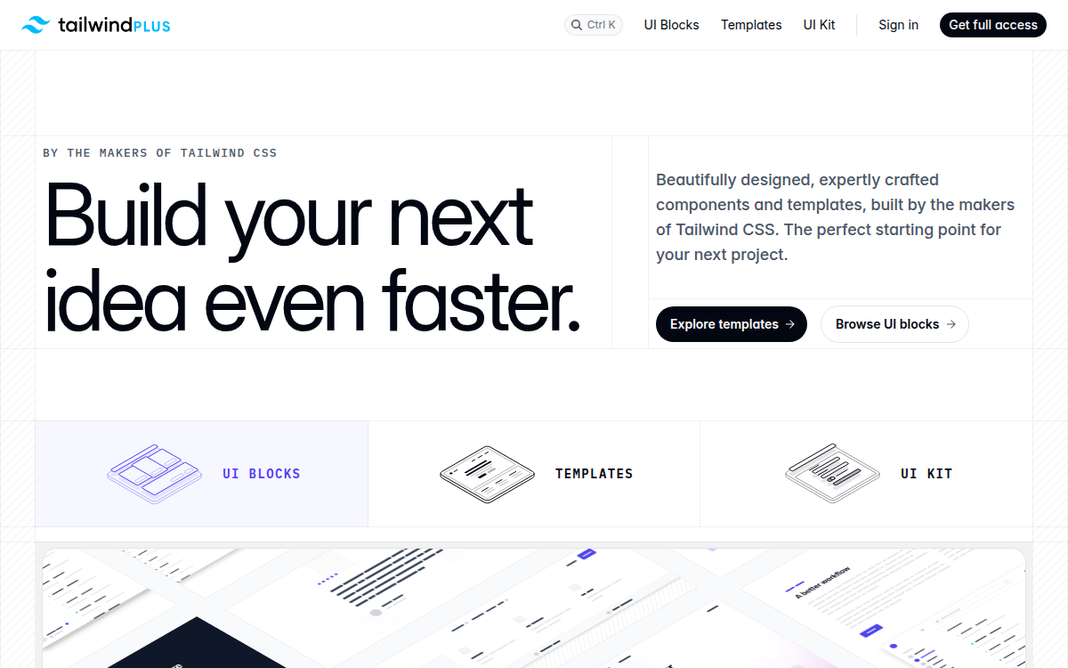 Tailwind Plus documentation site